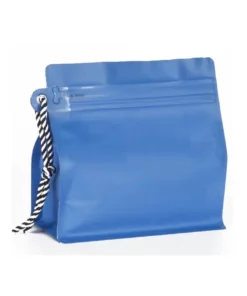 blue coffee bag