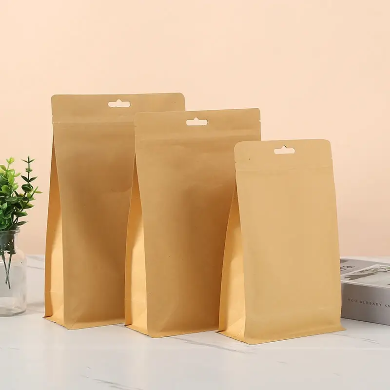 kraft food paper bag